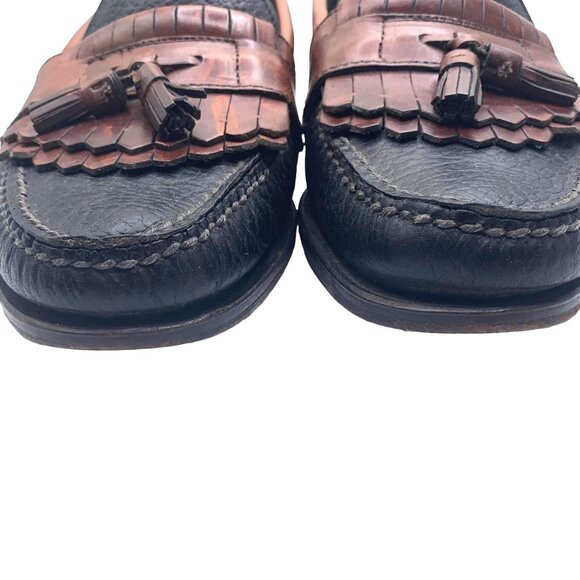 HS Trask Bozeman Montana Tassel Kiltie Leather Loafer 10 Academia Scholar Refine main image 10